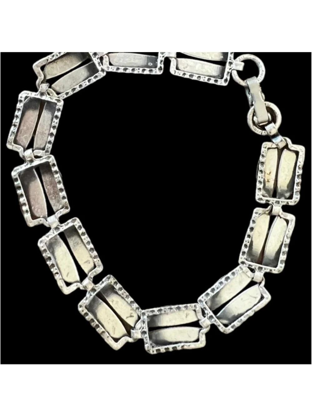 Antique Art Deco Sterling Silver Bracelet This lovely bracelet is exceptional!